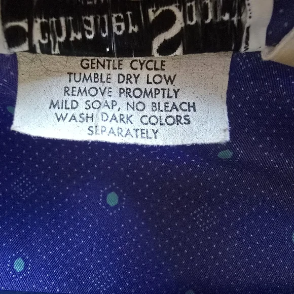 Vintage Schrader Sport Blue Long Sleeve Dress - Picture 4 of 7